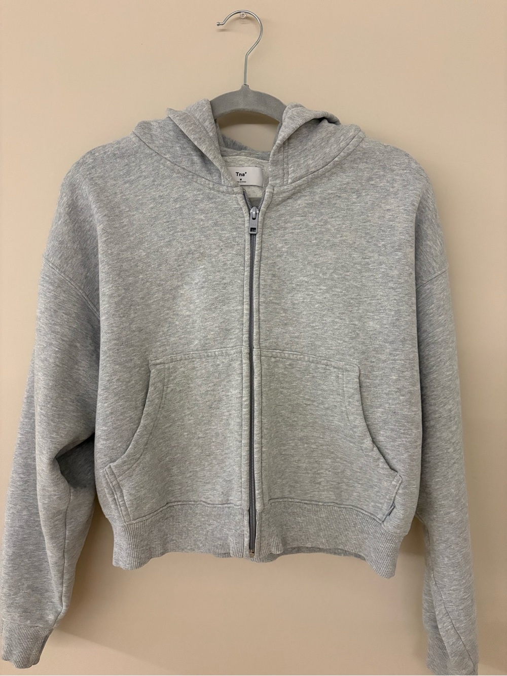 Aritzia TNA Boxy Cropped Hoodie (M)